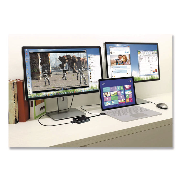 USB to HDMI/DVI Adapter, 7.87", Black