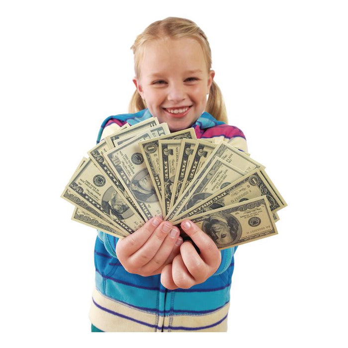 Play Money Deluxe Set, Grades K to 4, 750 Pieces