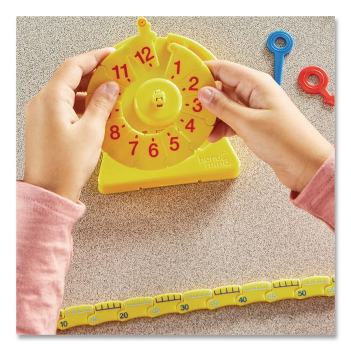 NumberLine Clock Set, Grades K to 4, 6 Pieces