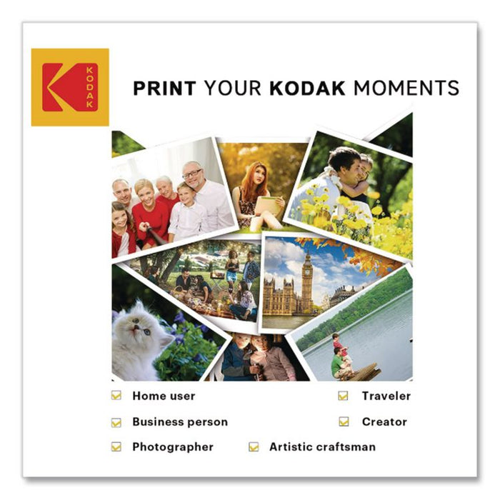 Photo Paper, 8 mil, 8.5 x 11, Glossy White, 50/Pack
