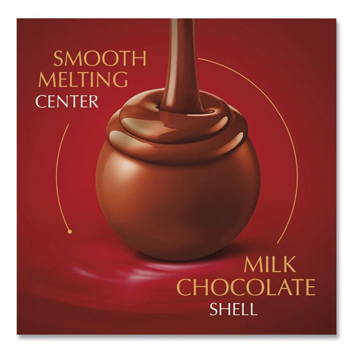 Lindor Milk Chocolate Truffles, 25.4 oz Box, 60/Box