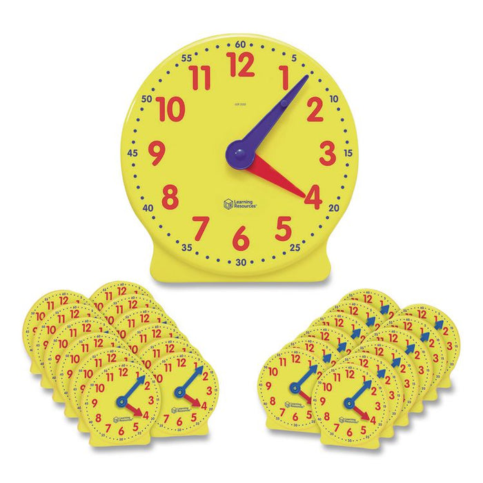 Classroom Clock Kit, Grades K to 2, 25 Pieces