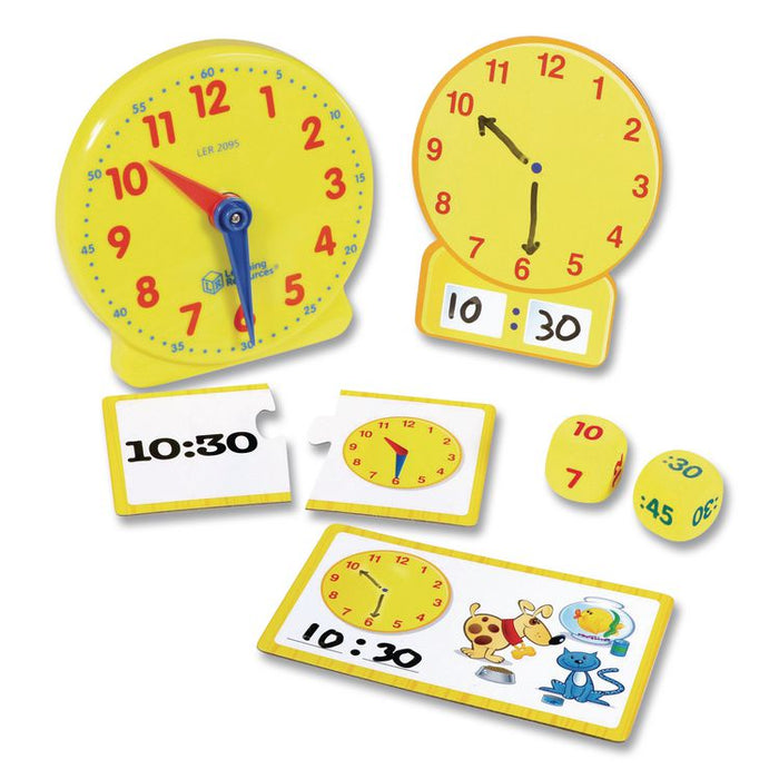Time Activity Set, 1 to 12 Players, Grades K to 1, 41 Pieces