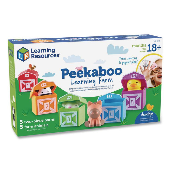 Peekaboo Learning Farm, Pre-K to K, 10 Pieces