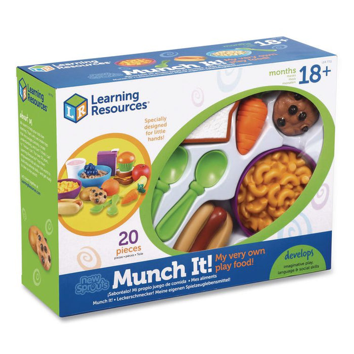 New Sprouts Munch It! Food Set, Pre-K to K, 20 Pieces