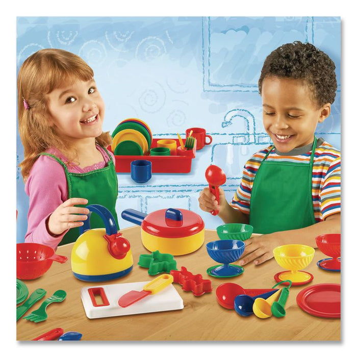 Pretend and Play Kitchen Set, Ages 3 and Up, 73 Pieces