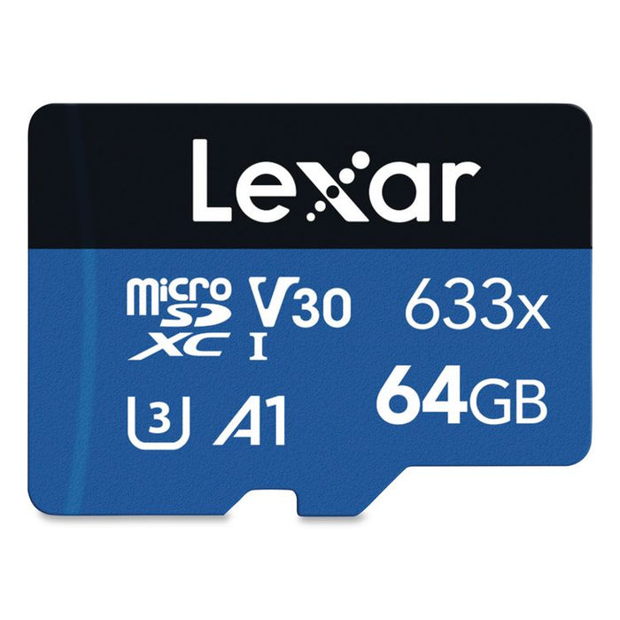 microSDXC Memory Card, UHS-I U1 Class 10, 64 GB