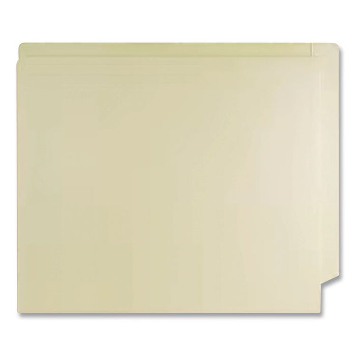 Economy End Tab File Folder, Straight Tabs, Letter Size, 0.75" Expansion, 100/Box