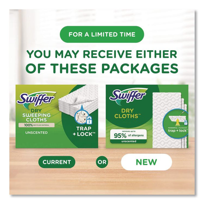 Dry Refill Cloths, 10.63 x 8, White, 32/Box, 4 Boxes/Carton