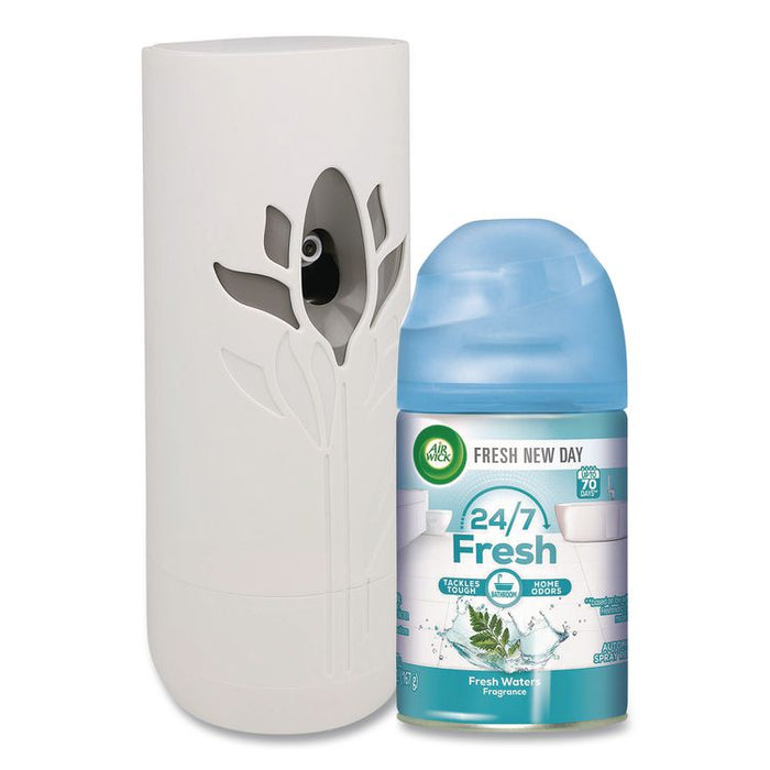 Freshmatic Ultra Automatic Spray Refill, Fresh Waters, 5.89 oz Aerosol Spray, 6/Carton