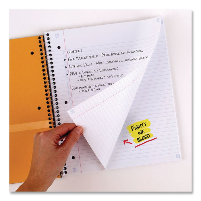 Wirebound Notebook, 5-Subject, Medium/College Rule, Assorted Cover Colors, (200) 11 x 8.5 Sheets, 2/Pack