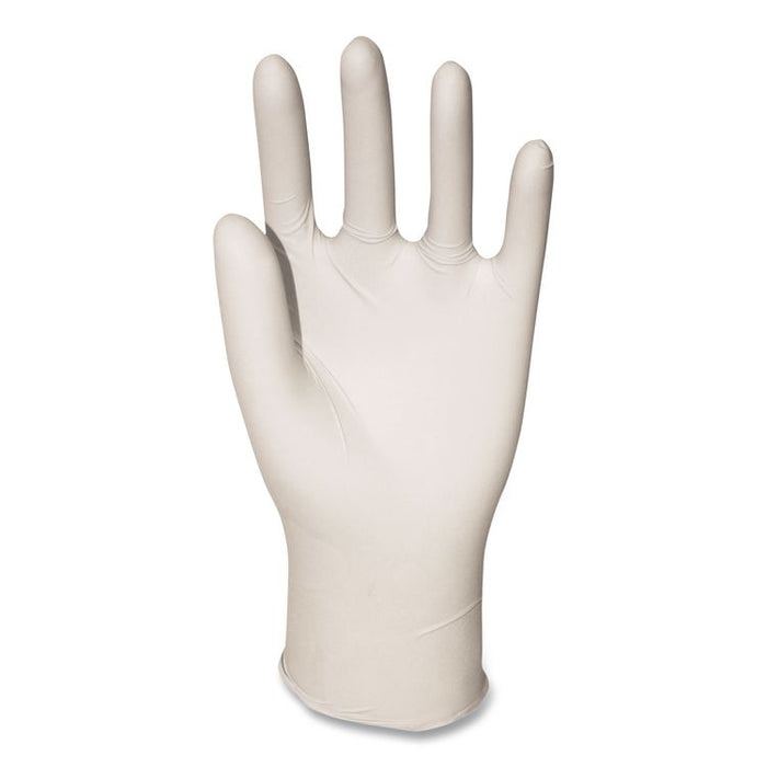 Powder-Free Synthetic Vinyl Gloves, Large, 4 mil Thick, 9.5" Long, Cream, 100/Box, 10 Boxes/Carton