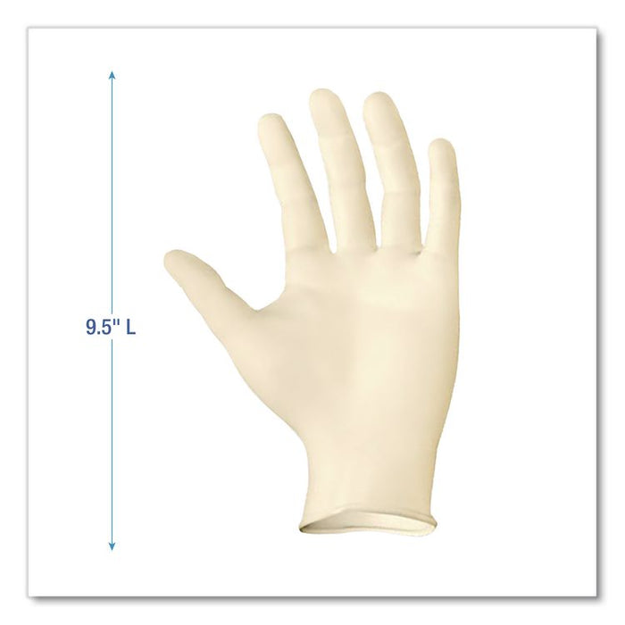 Powder-Free Synthetic Examination Vinyl Gloves, X-Large, 5 mil Thick, 9.5" Long, Cream, 100/Box, 10 Boxes/Carton