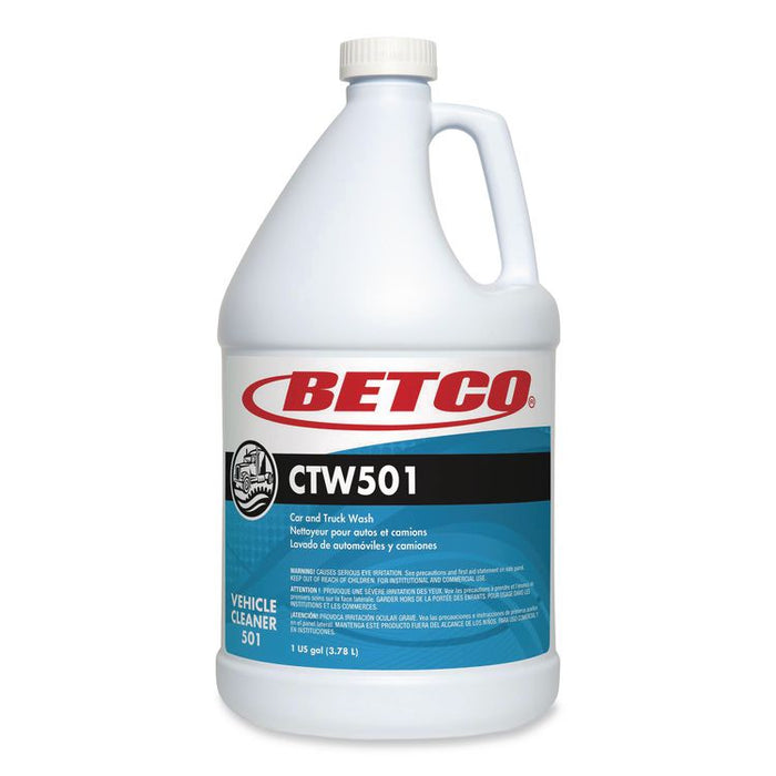 CTW501 Car and Truck Wash, Lemon Scent, 1 gal Bottle, 4/Carton