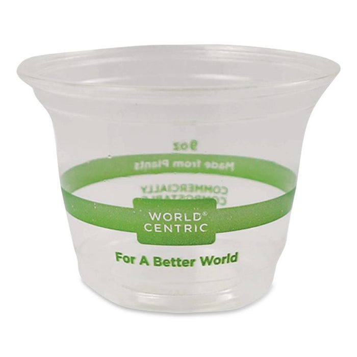 PLA Clear Cold Cups, 9 oz, Plastic, Clear, 1,000/Carton