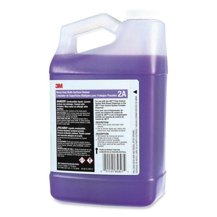 Heavy-Duty Multi-Surface Cleaner Concentrate, Citrus Scent, 0.5 gal Bottle, 4/Carton