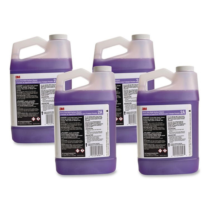 Heavy-Duty Multi-Surface Cleaner Concentrate, Citrus Scent, 0.5 gal Bottle, 4/Carton
