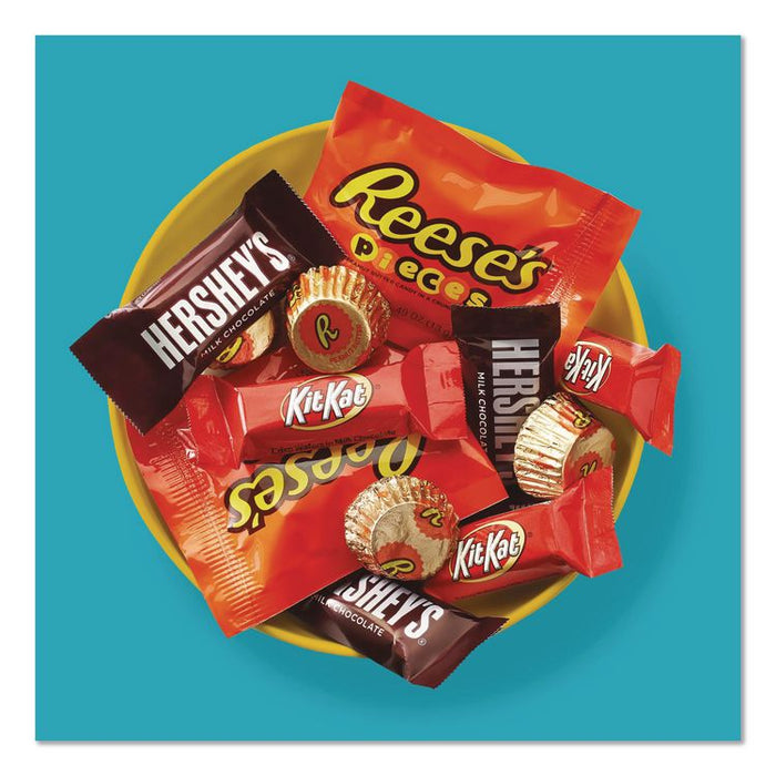 Milk Chocolate Candy Mini Assortment, 60.1 oz Bag, 2/Carton