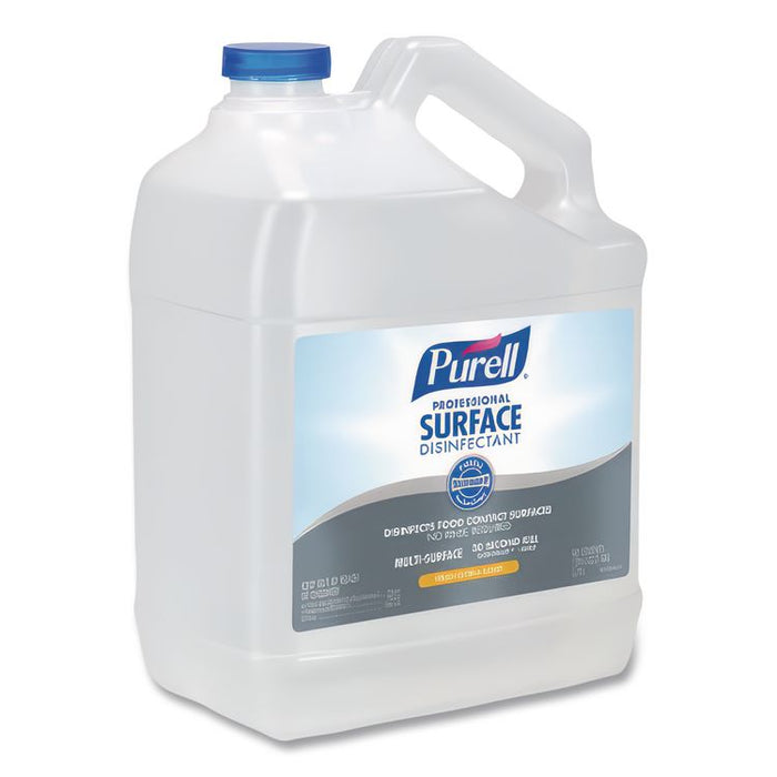 Professional Surface Disinfectant, Fresh Citrus Scent 1 gal Bottle,  4/Carton