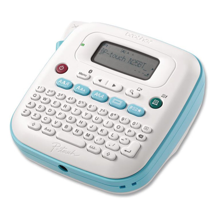 P-Touch PT-N25BT Personal Connected Label Maker, 2 Lines, 6 x 6 x 2.9