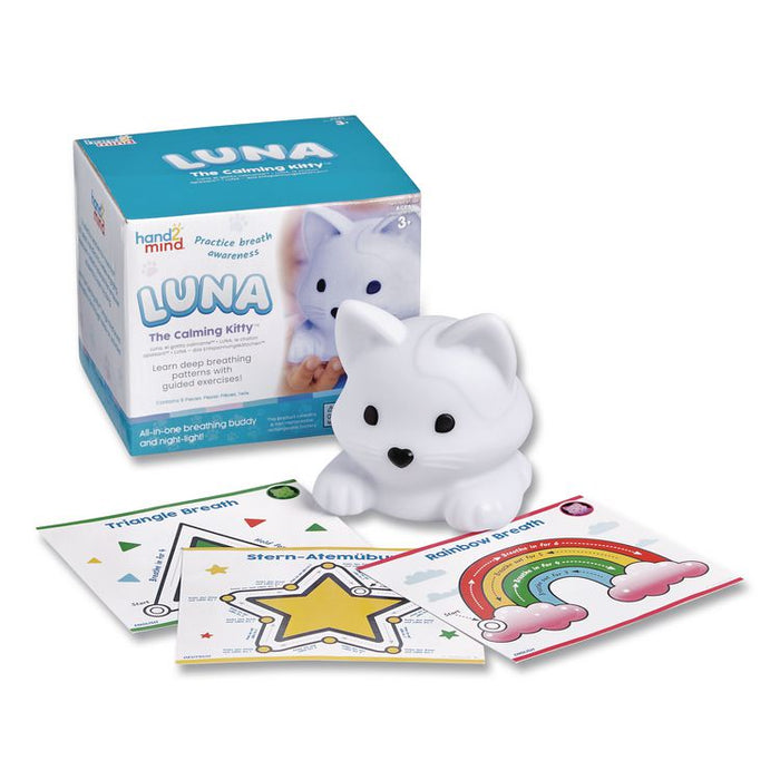 Luna the Calming Kitty, Ages 3 and Up, White