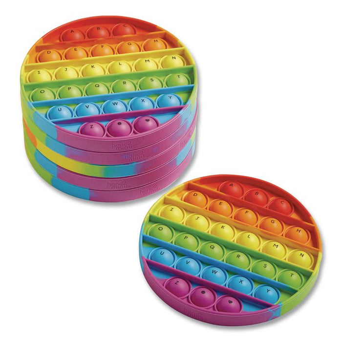 Alphabet Sensory Bubble Poppers, Pre-K to K, 6 Pieces