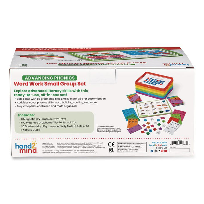 Advancing Phonics Word Work Small Group Set, 2 to 6 Players, Grades Pre-K to 2