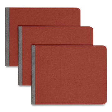 Prong Fastener Premium Pressboard Report Cover, Two-Piece Prong Fastener, 2" Capacity, 8.5 x 11, Red/Red