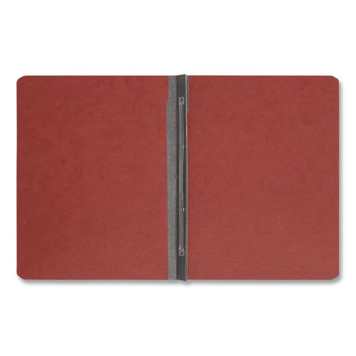 Prong Fastener Premium Pressboard Report Cover, Two-Piece Prong Fastener, 3" Capacity, 8.5 x 11, Red/Red