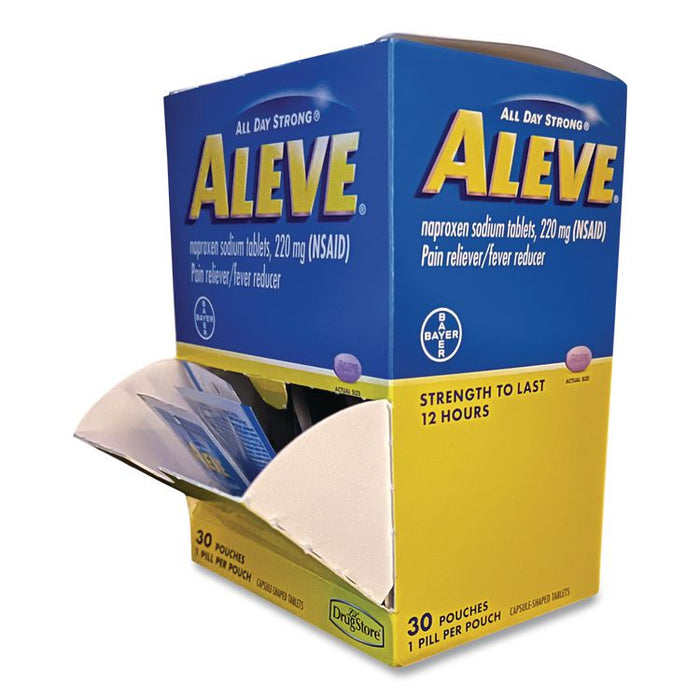 Pain Reliever Tablets Refill Packs, 1 Tablet/Packet, 30/Box