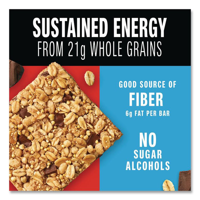 Healthy Grains Energy Dark Chocolate Chunk Bars, 1.4 oz Bar, 10/Box