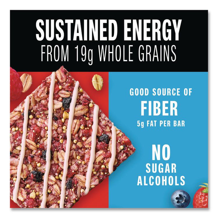 Healthy Grains Energy Mixed Berry Bars, 1.4 oz Bar, 10/Box