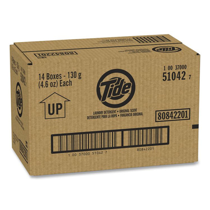 Laundry Detergent Powder, HE Compatible, Original Scent, 4 Loads, 4.6 oz Box, 14/Carton