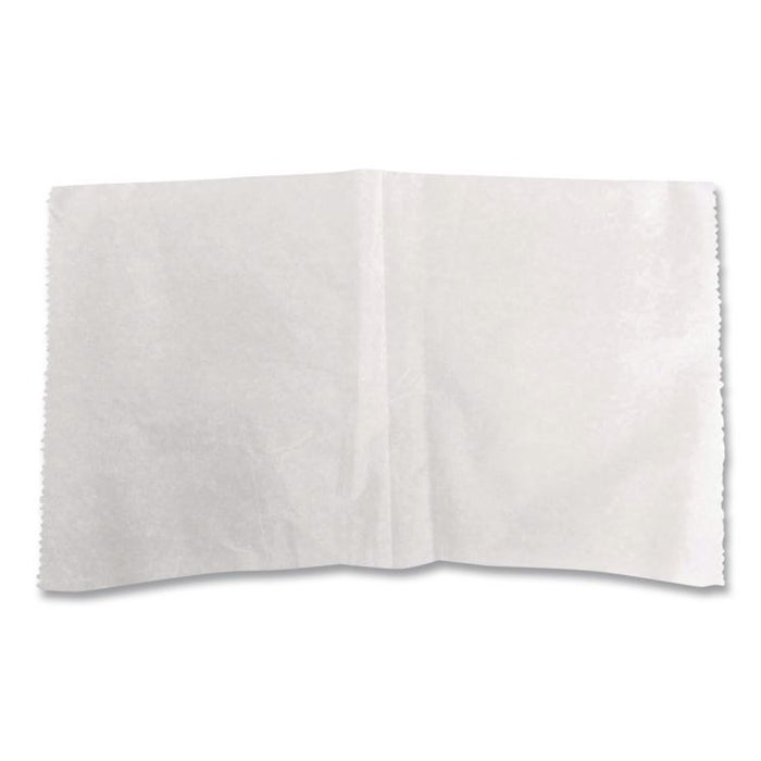 ArtisanWax Interfolded Dry Wax Deli Paper, 10" x 10.75", White, 500/Box, 12 Boxes/Carton