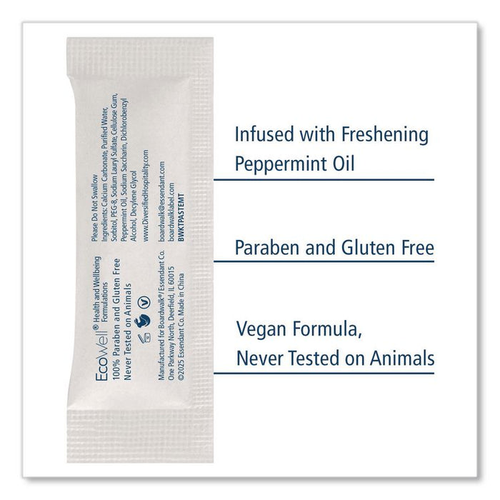 Toothpaste, Peppermint, 0.15 oz Sachet, 1,000/Carton