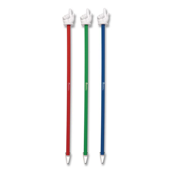 Hand Pointers, Assorted Colors, 3 Pointers