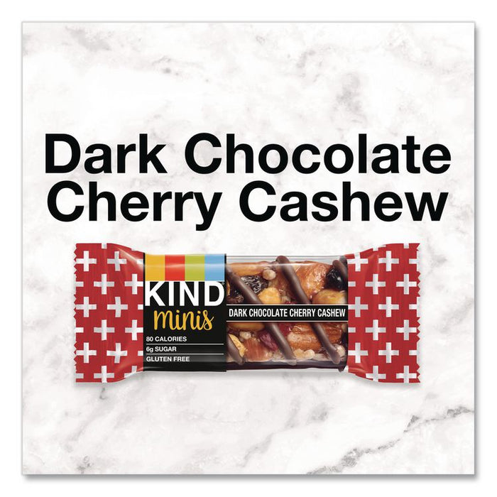 Minis Peanut Butter Dark Chocolate and Dark Chocolate Cherry Cashew Variety Pack, 0.74 oz Bar, 20/Box