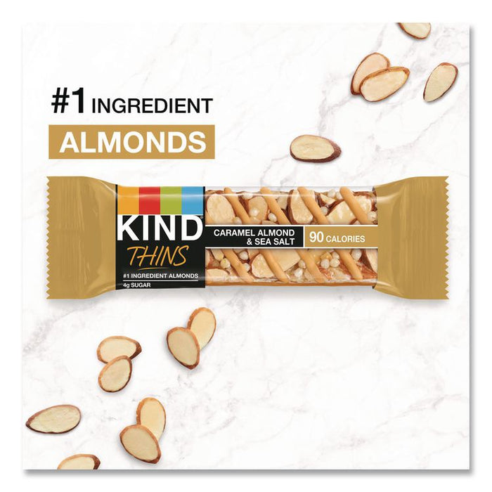 Thins Dark Chocolate Nuts and Sea Salt/Caramel Almond and Sea Salt Variety Pack, 0.74 oz Bar, 20/Box