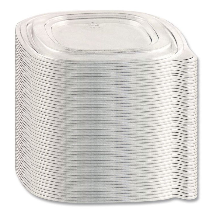 Crystal Classics Lids, 8.13 x 8.13 x 0.34, Clear, Plastic, 150/Carton
