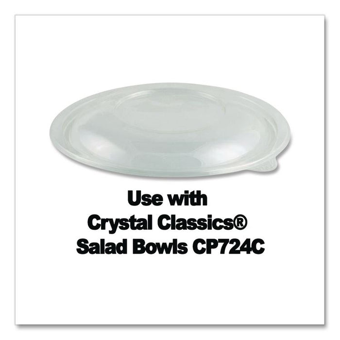 Crystal Classics Lid, 7" Diameter x 0.75" h, Clear, Plastic, 150/Carton