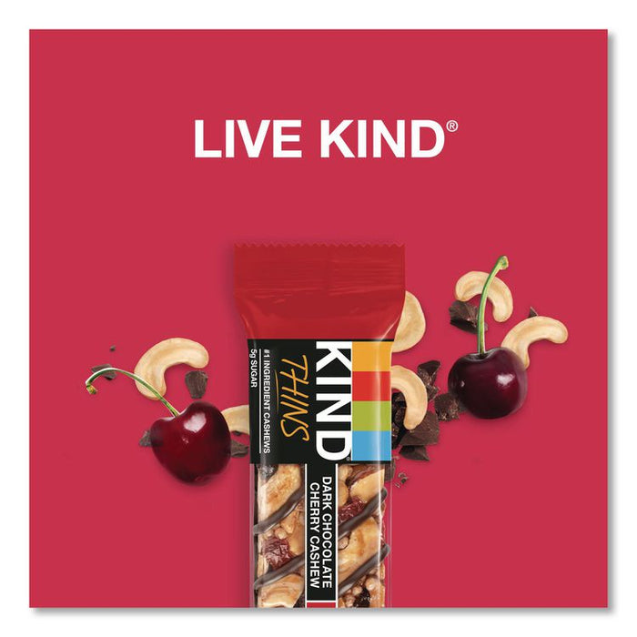 Thins Peanut Butter Dark Chocolate and Dark Chocolate Cherry Cashew Variety Pack, 0.74 oz Bar, 20/Box