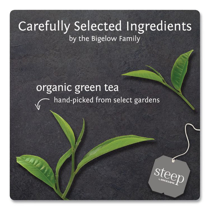steep Tea, Pure Green, 0.91 oz Tea Bag, 20/Box