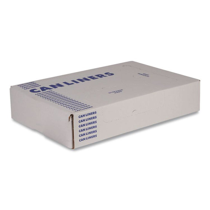 Linear Low-Density Can Liners, 45 gal, 3 mil, 40" x 48", Clear, 75/Carton