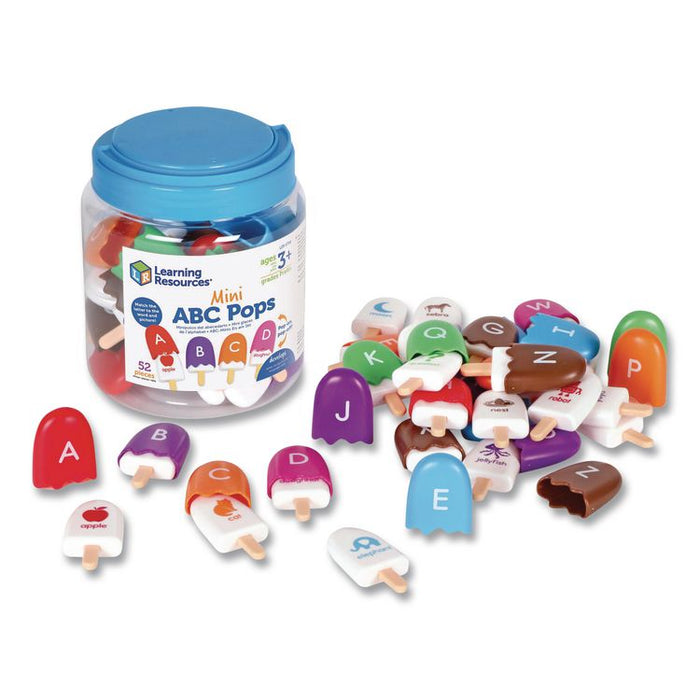Mini ABC Pops, Pre-K to K, 52 Pieces