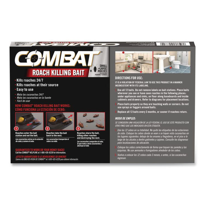 Roach Bait Insecticide, 0.42 oz, 12/Pack, 10 Packs/Carton
