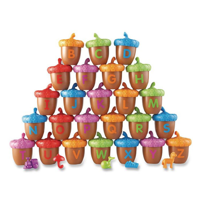 Alphabet Acorns Activity Set, Pre-K to K, 78 Pieces
