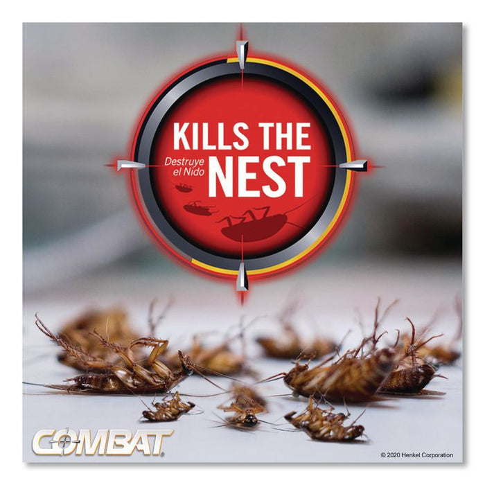 Roach Bait Insecticide, for Small and Large Roaches, 0.42 oz, 12 Bait Stations