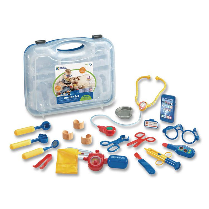 Pretend and Play Doctor Set, Ages 3 and Up, 19 Pieces