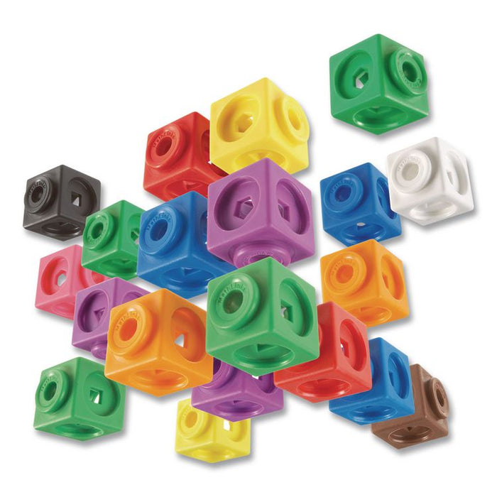 MathLink Cubes Big Builders, Grades 1 to 4, 200 Pieces