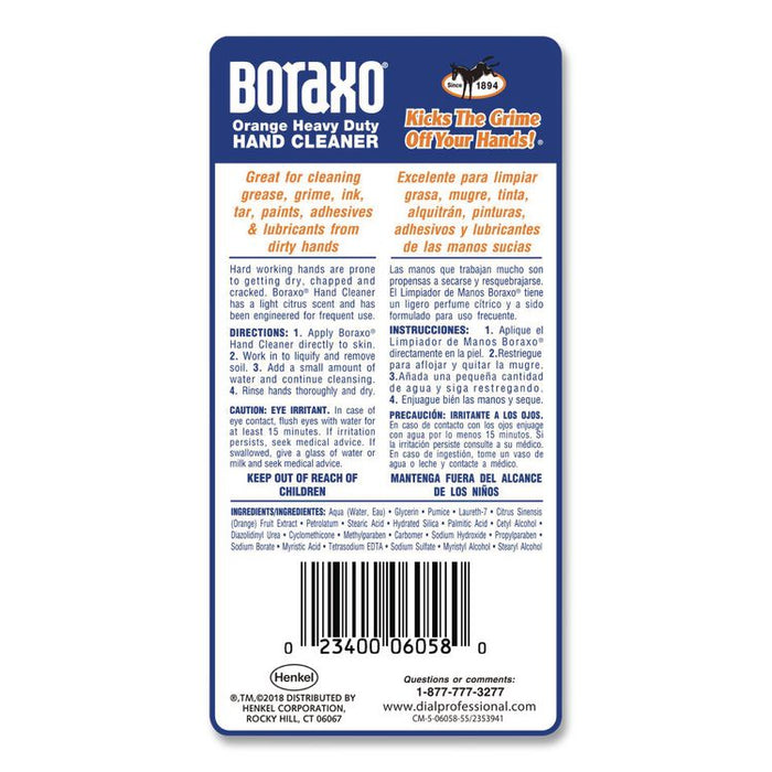 Orange Heavy Duty Hand Cleaner, Citrus Scent, 3 L, 4/Carton